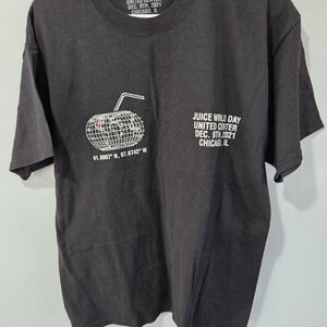 Juice World Day United Tshirt- Dec 9th 2021 Chicago IL LARGE